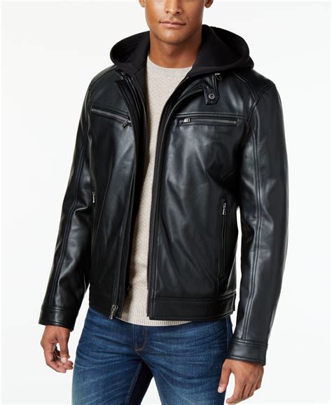 michael kors jacke männer schwarz|michael kors coats for men.